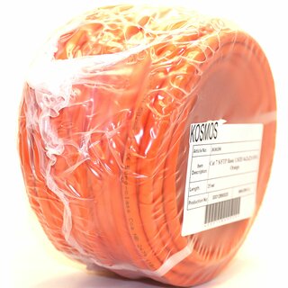 CAT 7 25m Verlegekabel Netzwerkkabel AWG 23/1 1000Mhz Simplex Orange