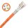 CAT 7 50m Verlegekabel Netzwerkkabel AWG 23/1 1000Mhz Simplex Orange