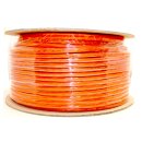 CAT 7 100m Verlegekabel Netzwerkkabel AWG 23/1 1000Mhz Simplex Orange