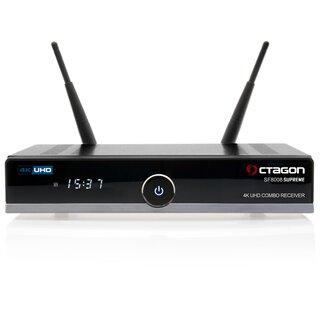 Octagon SF8008 V3 Supreme UHD 4K Combo-Receiver (DVB-S2X MS & DVB-C/T2, Linux E2, M.2, Dual-WiFi)