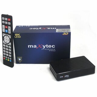 Maxytec PHOENIX 5G+ 8K UHD IPTV Receiver PVR Android 9.1 Streaming Box