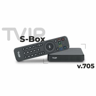 TVIP S-Box v.705 IR 4K UHD Android 11 IP-Receiver (HDR, Dual-WiFi, LAN, Bluetooth, HDMI, MicroSD)