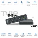 TVIP S-Box v.525 4K UHD Multimedia IPTV HEVC Streaming...